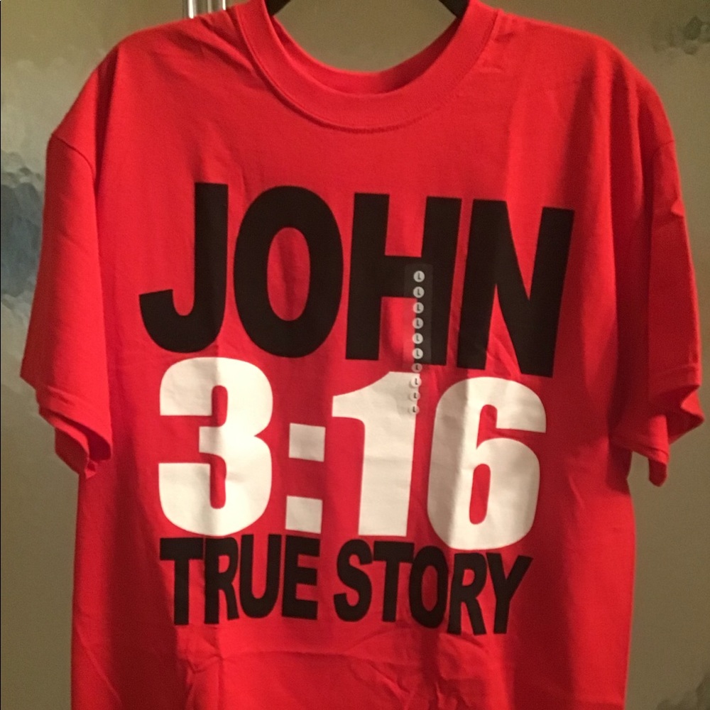 Unisex John 3:16 true story tee